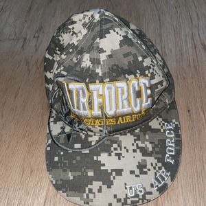 United States US Air‎ Force Military USAF Embroidered Camo Baseball Cap Hat
